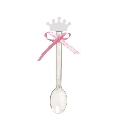 Mini Colher Coroa e Laço